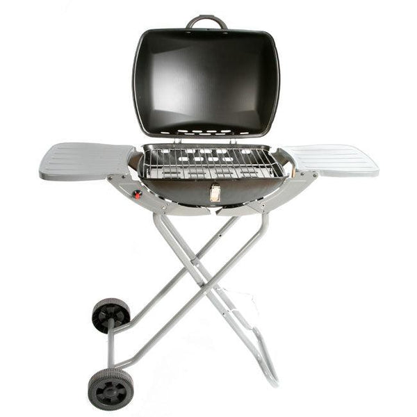 Combo Portable Gas Barbecue With Folding Trolley
