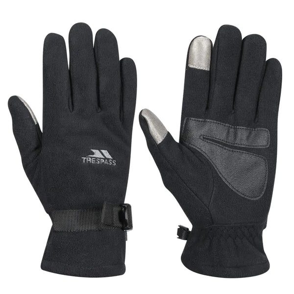 Trespass Unisex Waterproof Gloves Contact - Black