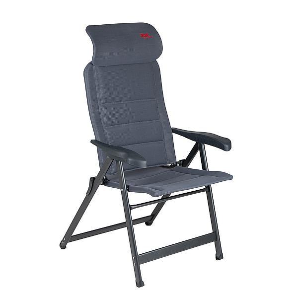 Crespo AP237 Air-Deluxe Compact Reclining Mesh Chair - Grey