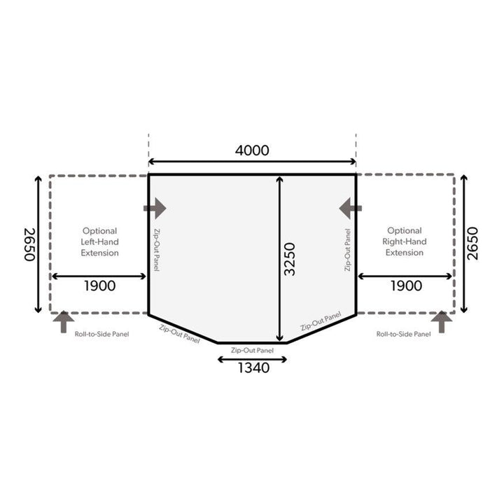 Dometic Ace Air Pro 400 S Awning - Towsure