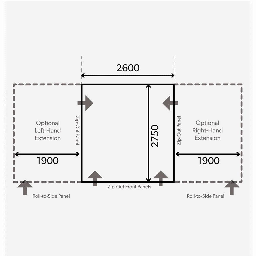 Dometic Club Air Pro 260S Awning - Towsure