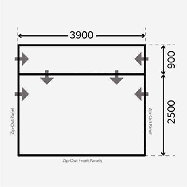 Dometic Rally Air Pro 390 Drive Away Awning - Towsure