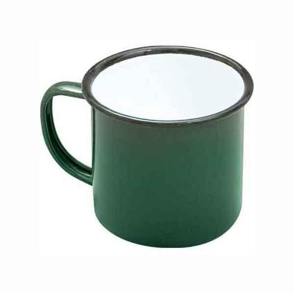 Falcon Enamel Mug Green - 8cm