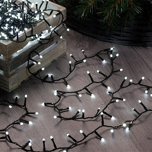 Festive 1000 Glow-Worm Lights - Bright White