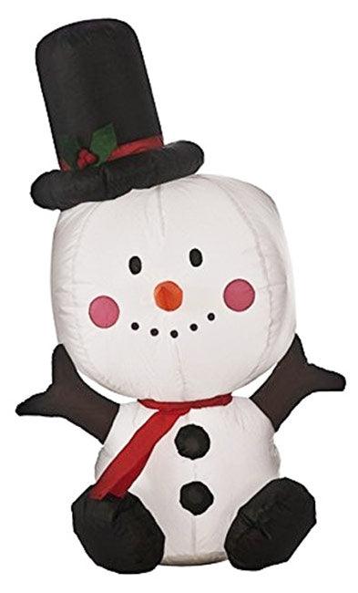Festive Inflatable Snowman - 80cm