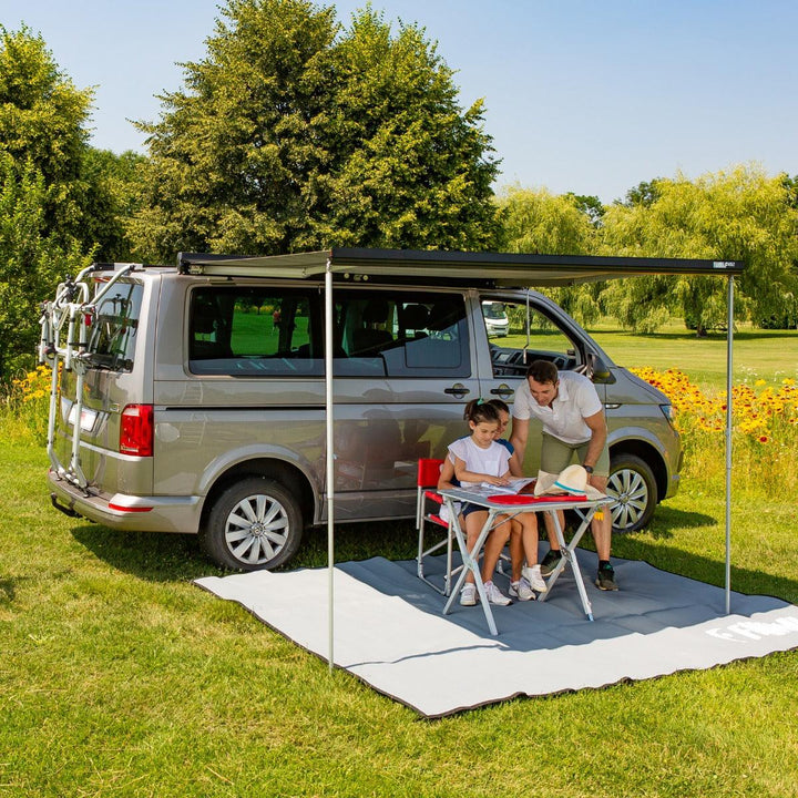 Fiamma F45S 260 Awning - VW T5/T6/T6.1 SWB Left Hand Drive - Black Case - Towsure