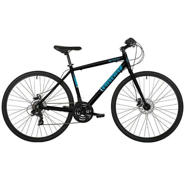 Freespirit District Sports Hybrid Bike - Black/Blue