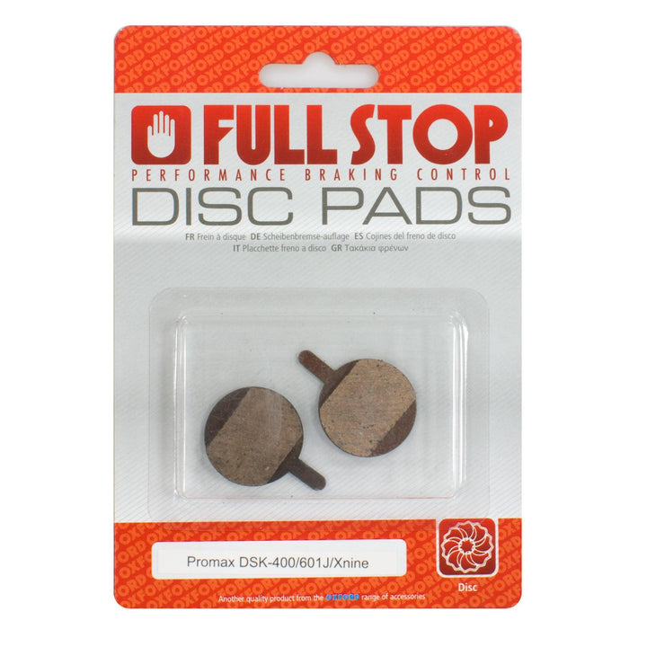FullStop Promax DSK-400 / 601J / Xnine Disc Pads - Towsure