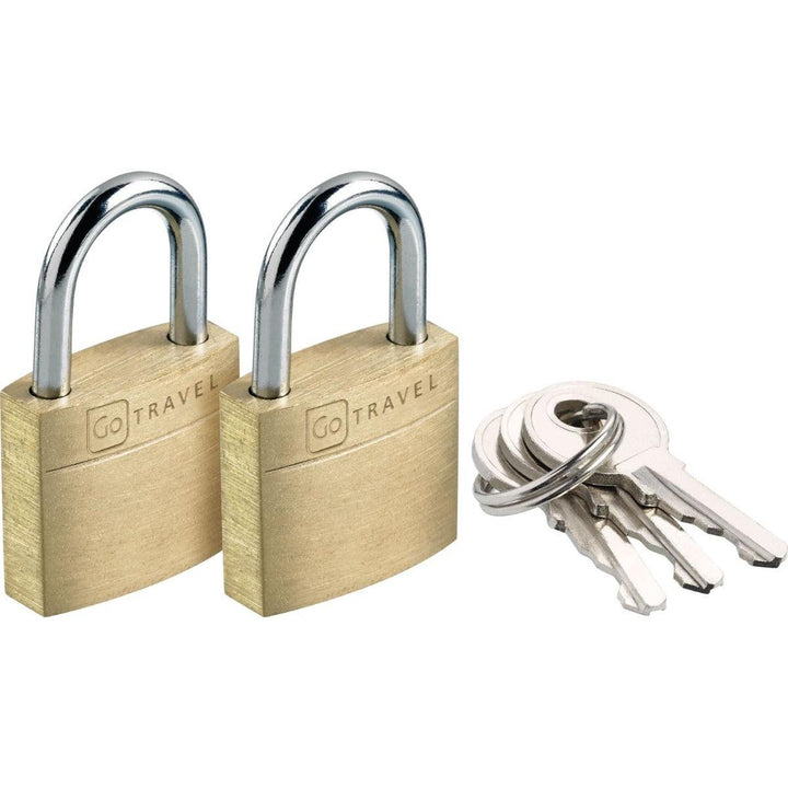 Go Travel Brass Key Padlocks - Towsure