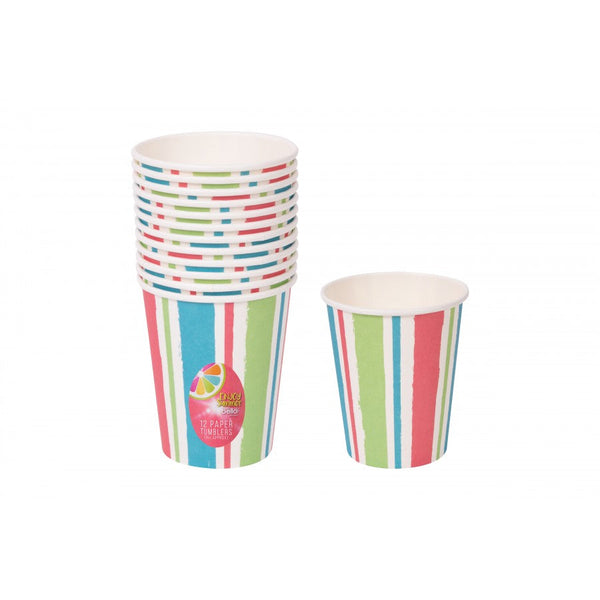Lolly Pop Paper Tumbler - Pack of 18