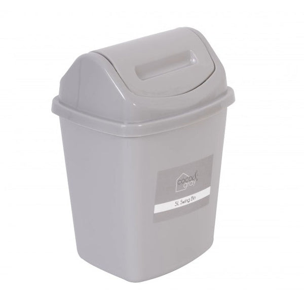 Swing Bin 5 Liter - Grey