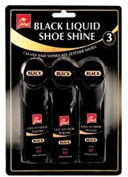 Jump Black Liquid Shoe Shine - Pack of 3