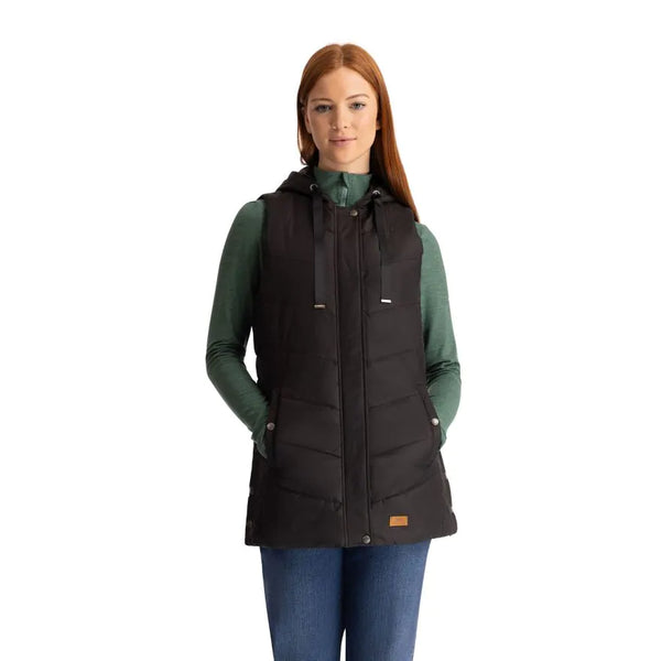 Trespass Juniper Women's Long Gilet - Black