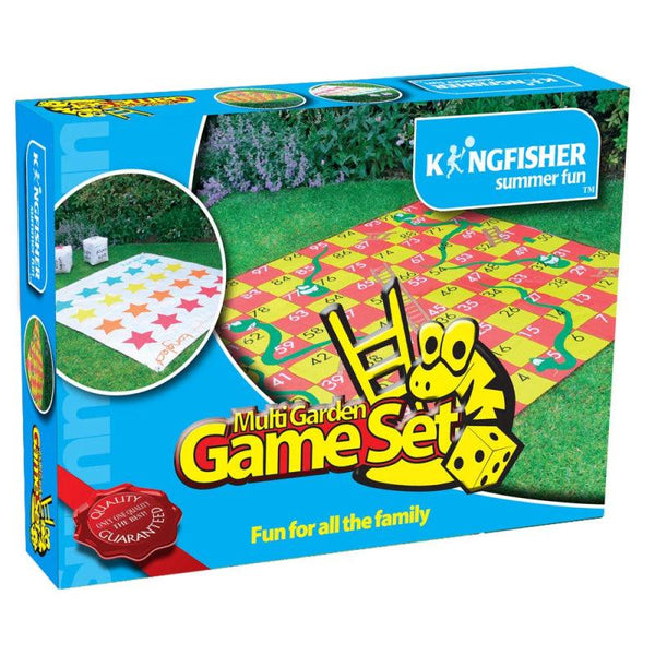 Kingfisher Garden Game Set - Snakes & Ladders and Tangled
