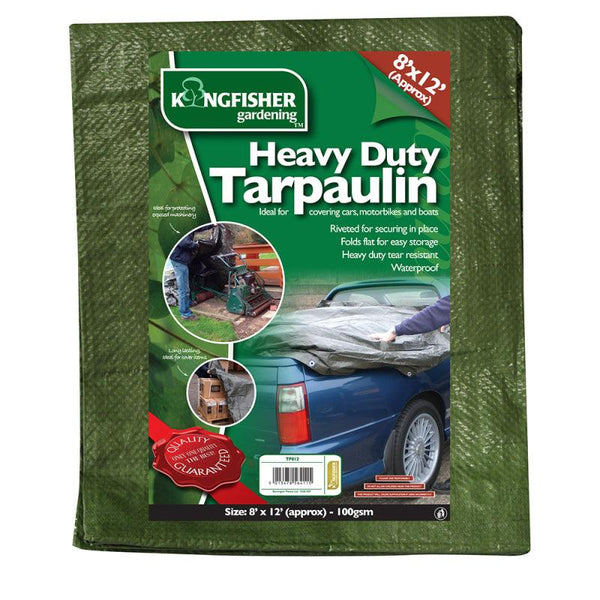 Kingfisher Heavy Duty Tarpaulin - 2.4  x 3.7m