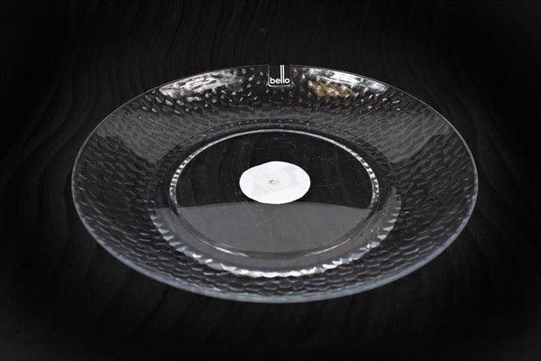 Large Clear Dimple Plastic Plate