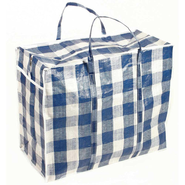 Large Shopper Bag - Check Pattern