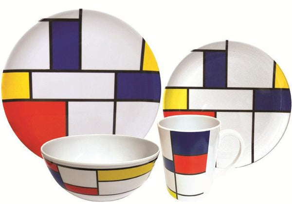 Leisurewize De Stijl Melamine Set