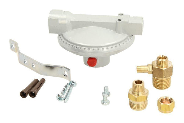 LPG Caravan Gas Regulator Kit - 10mm Outlet