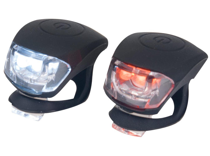 Lumen8 Silicone Front & Rear Bike Light Set - Towsure