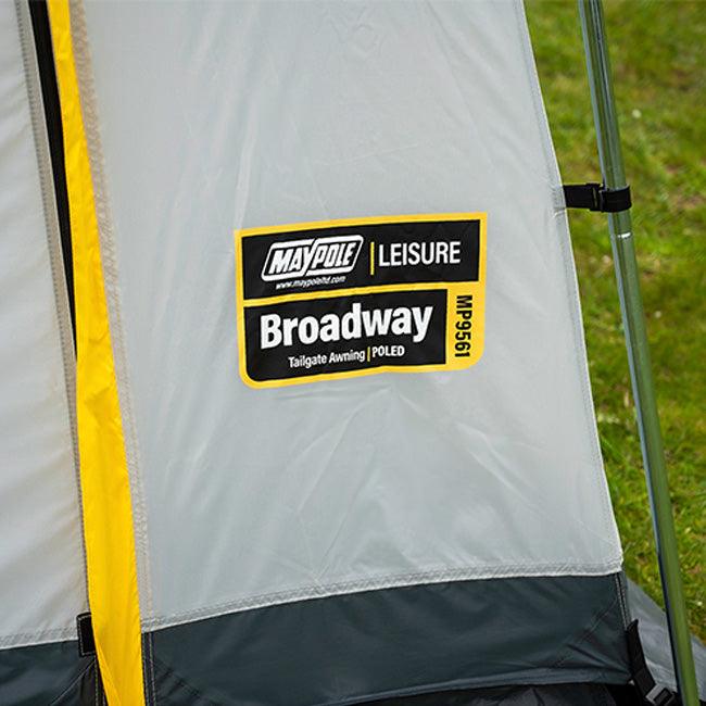 Maypole Broadway Poled Tailgate Campervan Awning - Towsure