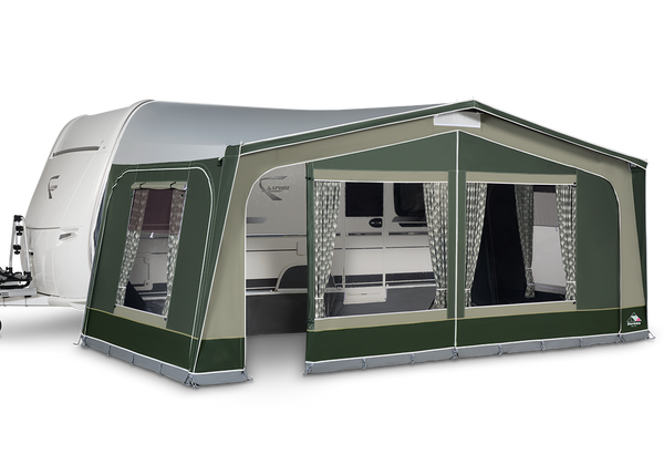 Dorema Monza XL270 Caravan Awning - Green/Grey