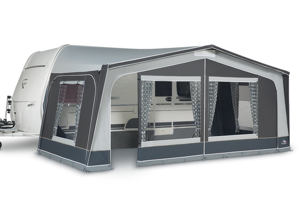 Dorema Monza XL300 Caravan Awning - Charcoal/Grey