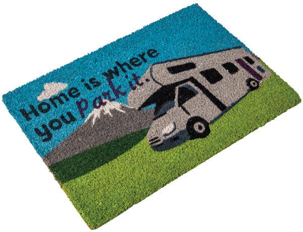 Motorhome Coir Mat - Home Is Where You Park It