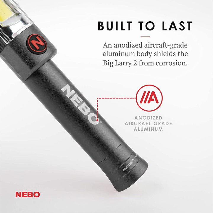 Nebo Big Larry 2 COB LED Work Light - Black - Towsure