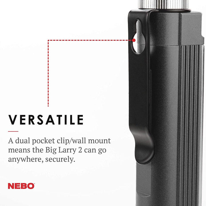 Nebo Big Larry 2 COB LED Work Light - Black - Towsure