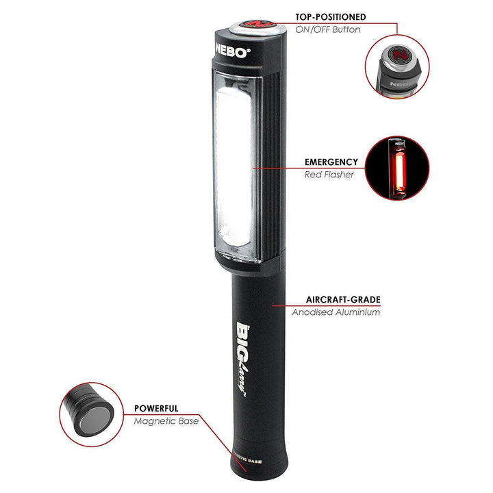 Nebo Big Larry Power C.O.B. LED Torch & Work Light - Towsure