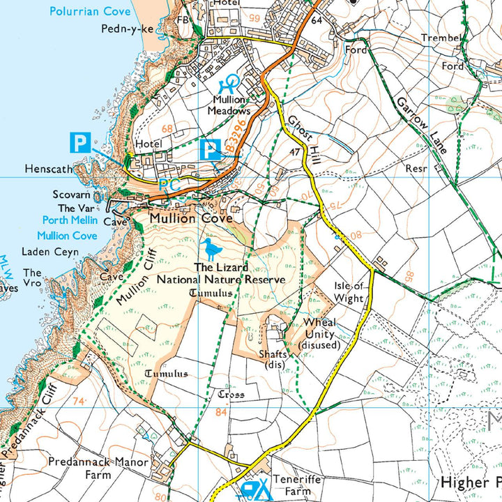 Helston Library Map OS Explorer Map 103 - The Lizard Falmouth & Helston – Premier Camping