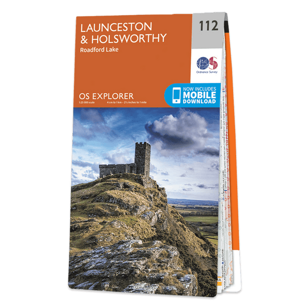 OS Explorer Map 112 - Launceston & Holsworthy Roadford Lake