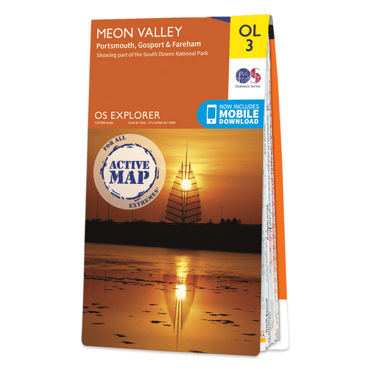 OS Explorer Map 119 - Meon Valley Portsmouth Gosport & Fareham - Towsure
