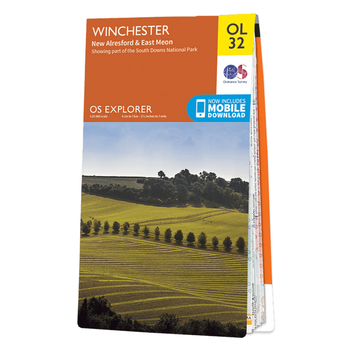 OS Explorer Map 132 - Winchester New Alresford & East Meon - Towsure