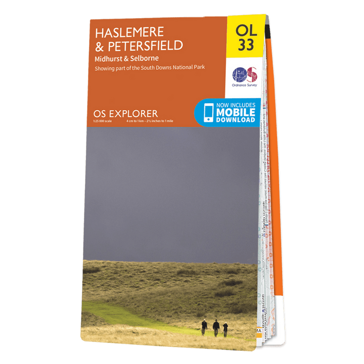OS Explorer Map 133 - Haslemere & Petersfield Midhurst & Selborne - Towsure