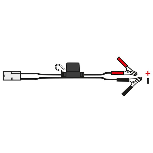 Oxford Oximiser / Maximiser Battery Charger Connection Lead - Crocodile Clips