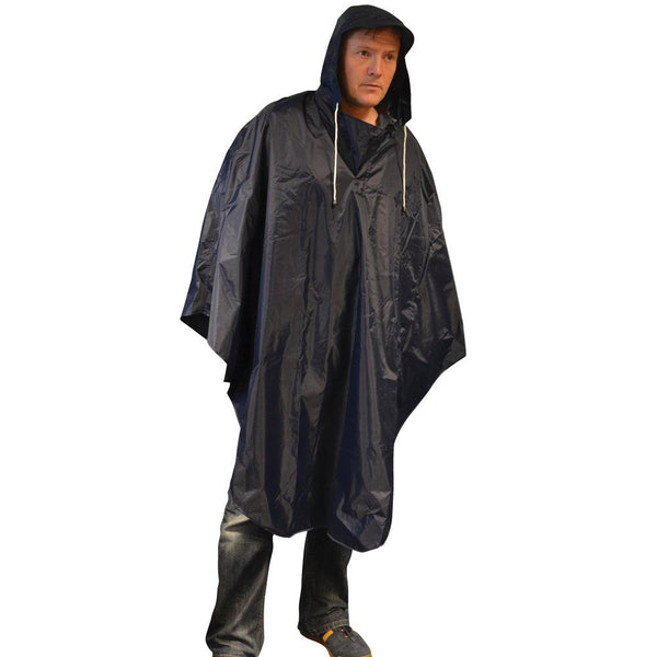 Oxford Waterproof Cycling Cape with Hood - One Size