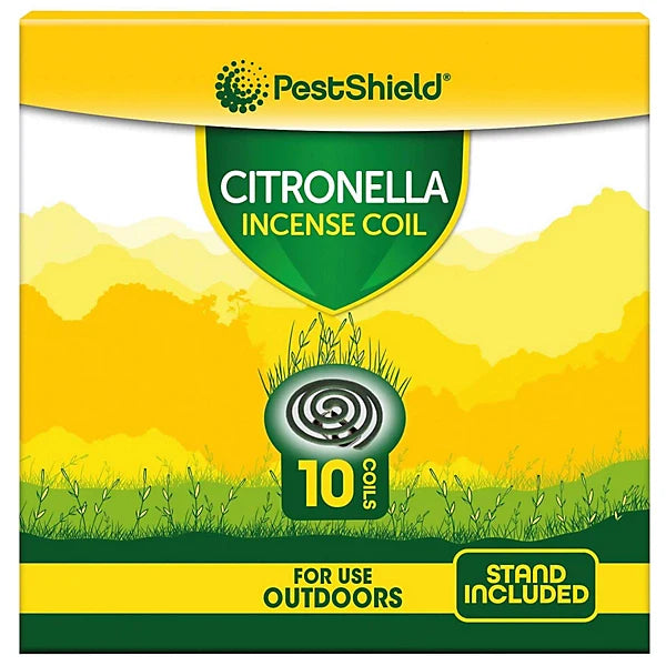 Citronella Incense Mosquito Coils - Insect Repellent.  Pack of 10