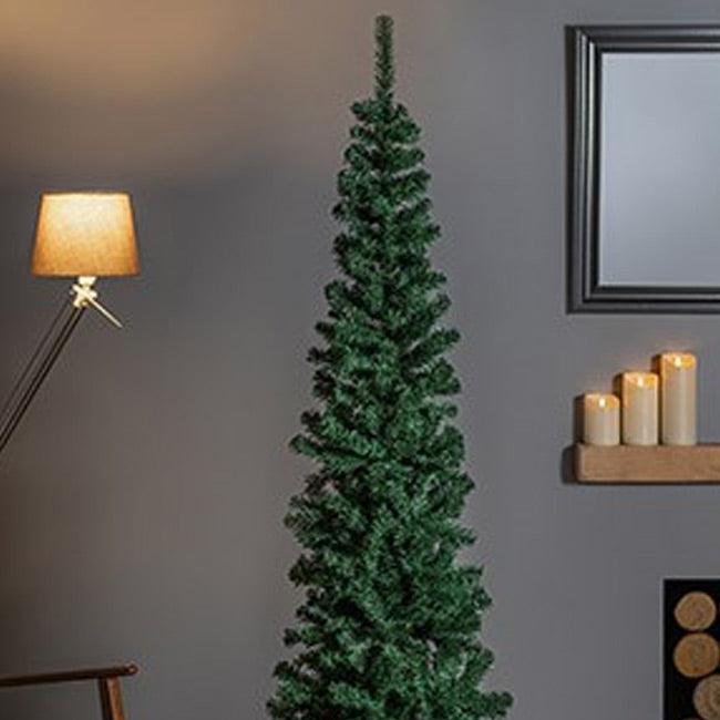 Premier Decorations 1.7m Flocked Spruce Pine Artificial Tree - Towsure