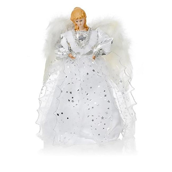 Premier Decorations 30cm Tree Top Angel - Silver