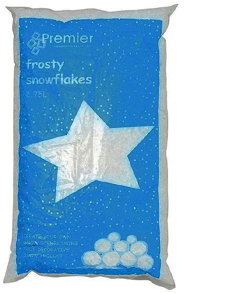 Premier Frosty Snowflakes Artificial Christmas Snow - 2.75 Litres