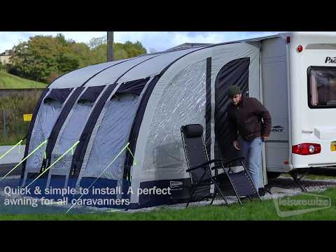 Leisurewize Ontario Air 390 Awning - Charcoal