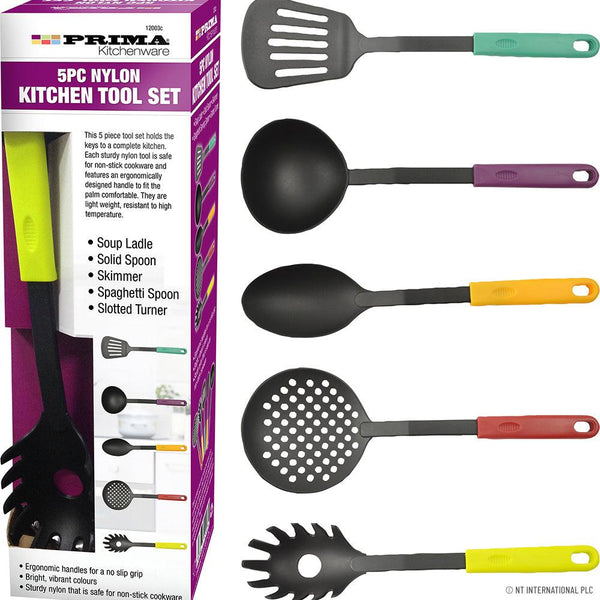 Prima 5 Piece Nylon Kitchen Tool Set