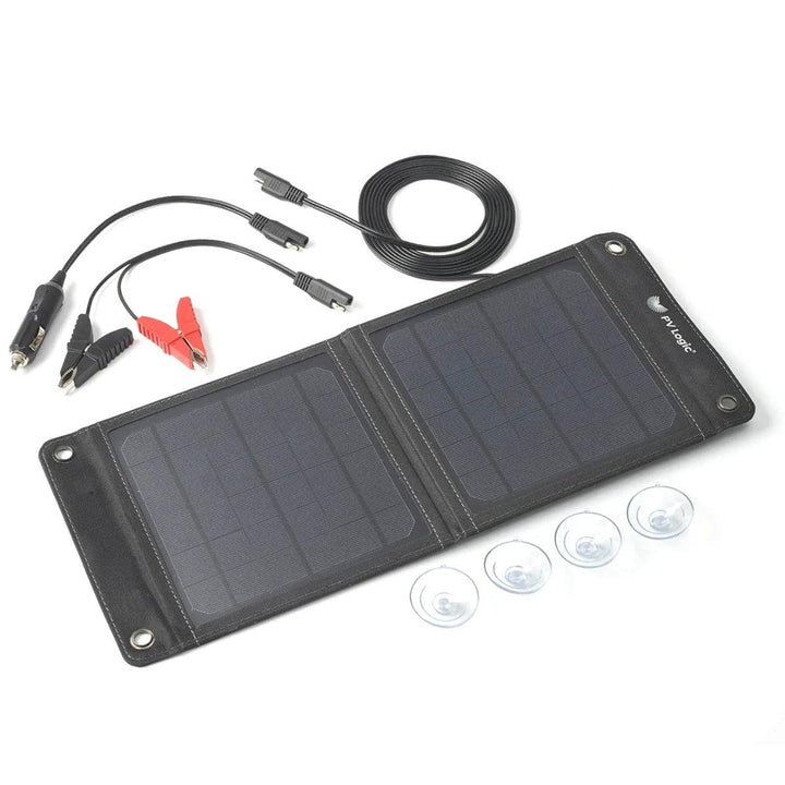 PV Logic 8-Watt Folding Solar Panel - Towsure