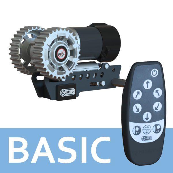 Quattro Rhodium 500 Manual Engaging Caravan Motor Mover BASIC - Towsure