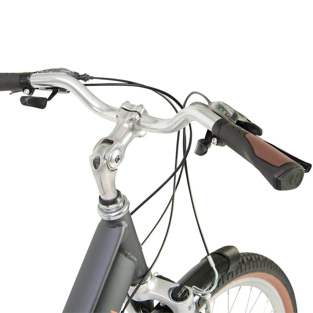 Raleigh Pioneer Trail Low Step Hybrid Bike - Grey Teal - Towsure