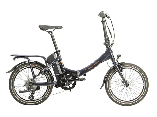 Raleigh Stow-E-Way Folding Electric Bike - Dark Blue