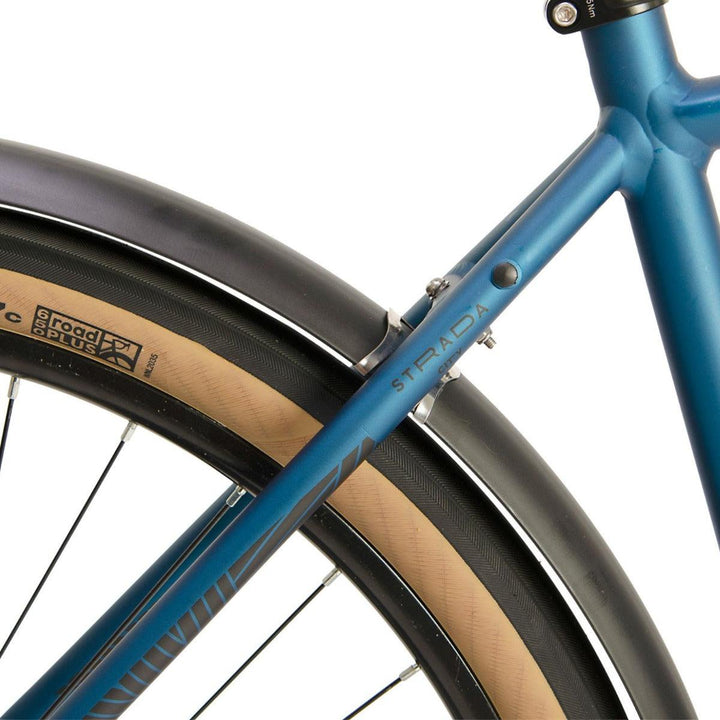 Raleigh Strada City Crossbar Hybrid Bike - Blue - Towsure