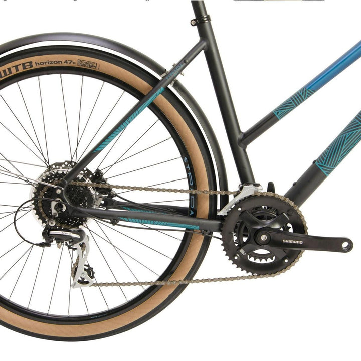 Raleigh Strada City Open Frame Hybrid Bike - Blue - Towsure
